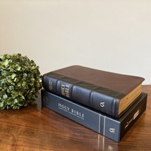 Buffalo-hide Genuine Leather Bible | KJV Giant/Large Print Bible | Thumb-Index - £47.95 GBP
