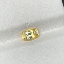 Natural Unheated Yellow Sapphire 1.47 Cts Cushion Cut Sri Lanka Loose Gemstone - £287.76 GBP