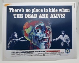 THE DEAD ARE ALIVE 8X10 MOVIE POSTER- 1972 HORROR MOVIE- CANADIAN FILM S... - £7.28 GBP