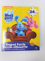 Spin Master 24 Pc Shaped Jigsaw Puzzle - New - Blue&#39;s Clues &amp; You! - $9.99
