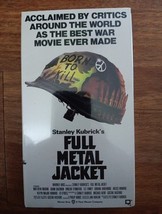 Full Metal Jacket (VHS, 1991) First Release Sealed, Lowest Price - $28.00