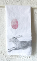 Mary Lake-Thompson Kitchen Towel Bunny Rabbit &amp; Easter Egg Cotton Flour Sack - £12.66 GBP