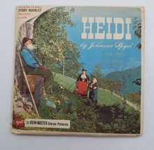 View-Master &quot;Heidi&quot; by Johanna Spyri GAF 3-Reel Set Packet w/Booklet - 1958 - £14.07 GBP