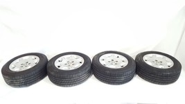 Set of 4 Wheel Rims with Michelin Tires 16x7 OEM 98 99 00 01 02 03 Jaguar XJ8... - £373.31 GBP