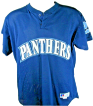 Carolina Panthers Shirt Size  Large Made in USA Russell Athletic Sports - £14.78 GBP
