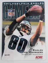 NFL Gameday Philadelphia Eagles VS. San Diego Chargers 12/09/2001 - £19.47 GBP