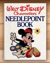 Walt Disney Characters Needlepoint Book - Lisbeth Perrone - Hardcover 1976 - £7.88 GBP