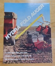 Hydra Fold Auger Sales Brochure Pamphlet Specifications 149 N Market Paxton IL - £11.31 GBP