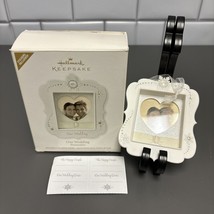 Hallmark Our Wedding Photo Holder Keepsake Ornament Dated 2012 - $12.86