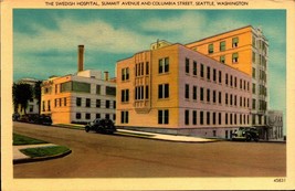 Vintage postcard Seattle -Swedish Hospital - Summit Ave and Columbia Street-bk31 - £4.35 GBP