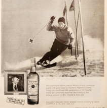 1960 Teacher&#39;s Highland Cream Scotch Advertisement Vintage Distillery DWF14 - $29.99