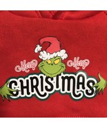 Build a Bear Dr Seuss How The Grinch Stole Christmas Movie RED Hoodie Shirt - £27.69 GBP