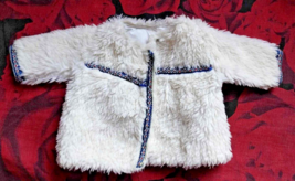 Vintage Faux Fur Doll Coat. Germany, 1960s - £15.45 GBP