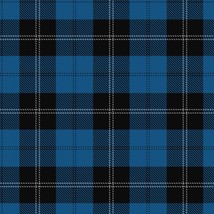 Scottish Ramsey Blue Hunting Acrylic Tartan Four yard Fabric Plaid 13Oz Weight - £54.83 GBP