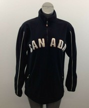 Wilson 1/4 Zip Fleece Pullover Sweater Women’s Size Small Black Long Sle... - $10.84 CAD