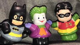 Marvel Batman Joker Robin Little People Fisher Price Set Lot Htf Rare - £27.68 GBP