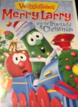 Veggie Tales Merry Larry DVD-TESTED-RARE Vintage COLLECTIBLE-SHIPS Within 24 Hour - £9.34 GBP