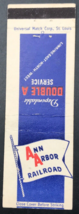 VTG Ann Arbor Railroad Matchbook Covers AA Dependable Double A Service w... - £6.18 GBP