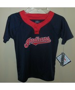 Cleveland Indians Boys Large Short Sleeve Shirt Genuine Merchandise New ... - £13.97 GBP