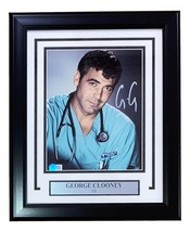 George Clooney Encadré Signé 8x10 Er Photo Bas - £153.26 GBP