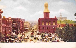 Court Square Nashville Tennessee 1910c postcard - £6.16 GBP