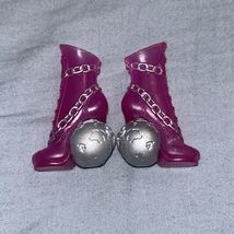 Monster High G1 Spectra Vondergeist signature shoes purple boots silver ... - $5.32