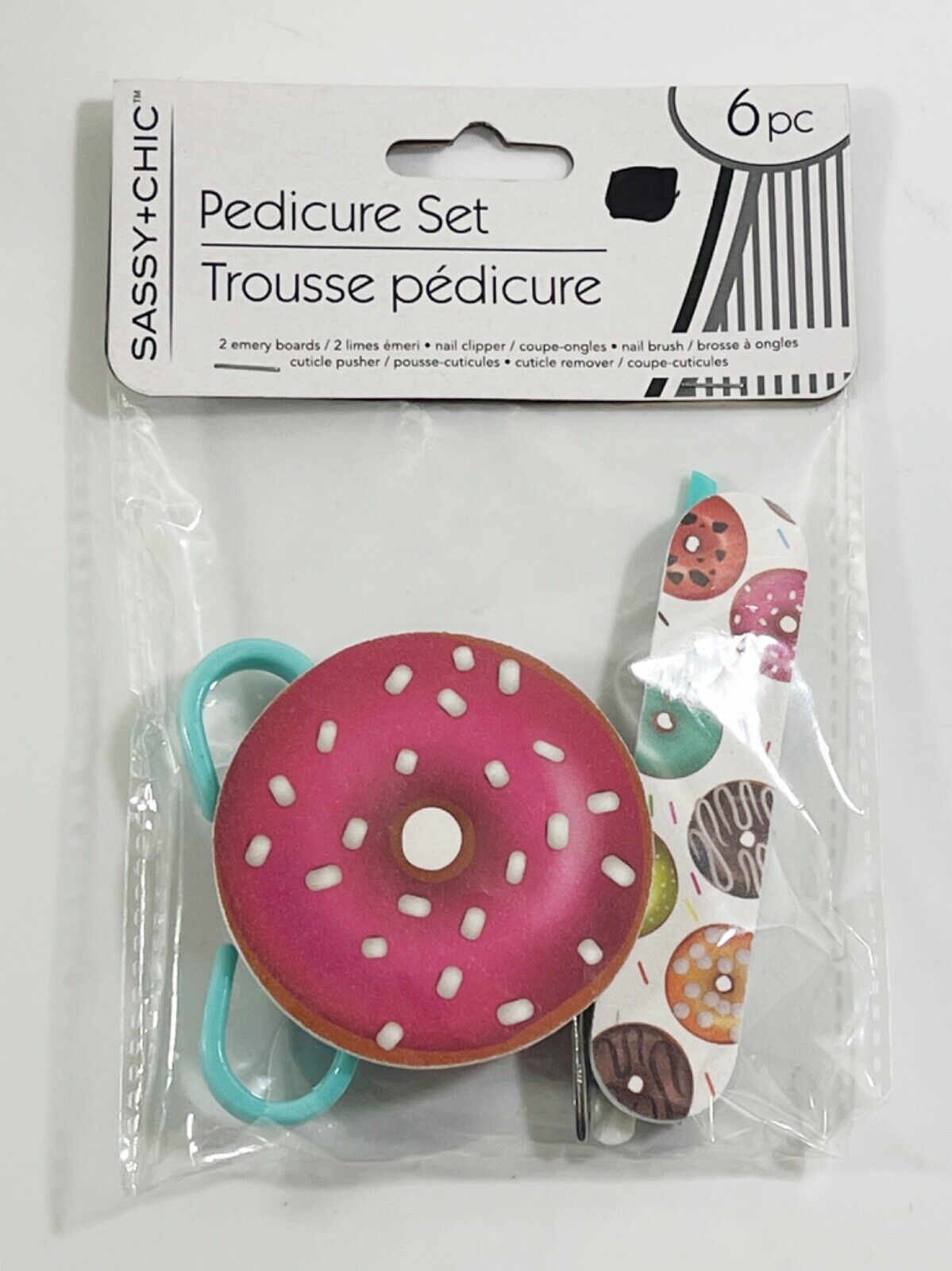 SASSY + CHIC PEDICURE SET - 6 PCS - $6.24