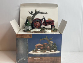 Dept. 56  Snow Village 2000 Buck&#39;s County Yesterday&#39;s Tractor 56.52869 Fresh - £22.11 GBP