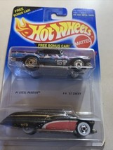 Vtg 1994 Hot Wheels Steel Stamp Series 57 Chevy and Steel Passion New In Box - £7.78 GBP