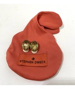 Stephen Dweck one of a kind OOAK Numbered earrings Clip On 925 Sterling Gem - $383.57 CAD