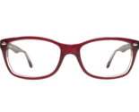 Ray-Ban Eyeglasses Frames RB5228F 5112 Clear Red Square 53-17-140 - $74.58