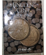 Collection of Lincoln Wheat pennies in a Whitman Folder 1909-1940 69 of ... - £257.49 GBP