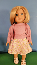 American Girl Doll Pleasant Co. &quot;Kit&quot; KITTREDGE Blond Hair &amp; Blue Eyes - £51.05 GBP