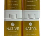 4X Native Limited Sugar Cookie Deodorant Mini Travel Size .35 Oz. Each - £15.65 GBP
