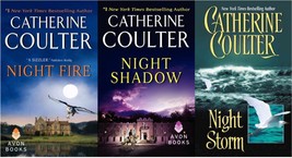 Catherine Coulter NIGHT FIRE TRILOGY Historical Romance Set Paperbacks 1-3 - £18.99 GBP