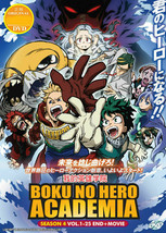 Boku No Hero Academia Season 4 DVD Eps 1 - 25 end + Movie English Dubbed USA - £25.23 GBP