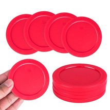 Home Air Hockey Red Replacement 2.5&quot; Pucks For Game Tables, Equipment, A... - £11.94 GBP