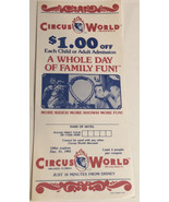 Vintage Circus World Brochure Florida BRO3 - £10.07 GBP
