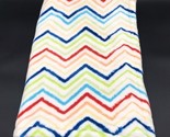 Little Miracles Baby Blanket Chevron Costco Blue Green Red Yellow Orange - £39.31 GBP