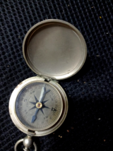 Nautical Old Vintage Antique Classic Style Brass Pocket Compass Of U.S Navy - £85.38 GBP