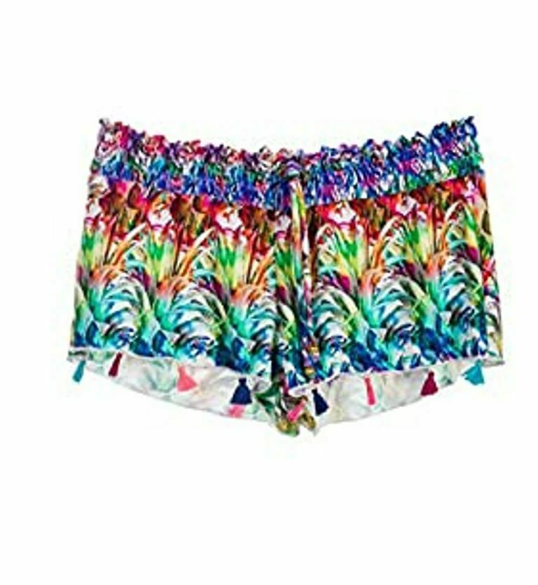 Primary image for PilyQ LAN-718S Lanai Tassel Swim Cover Shorts ( S )