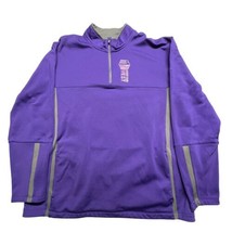 Nike Golf Shirt Womens XL Standard Therma Fit Purple Mountain West Fleece Zip - £16.64 GBP