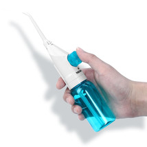 Portable Oral Irrigator Water Dental Flosser Water blue - £9.59 GBP