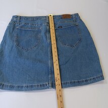 Lee Regular Fit Women’s Size 16M Blue Mid-Rise Denim Skort 112315513 image 8