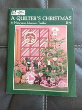 1984 Twelker A Quilter&#39;s Christmas Softcover Book Complete Patterns Patchwork - £9.82 GBP