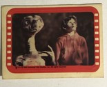 E.T. The Extra Terrestrial Trading Card 1982 #6 ET Sticker - $2.48