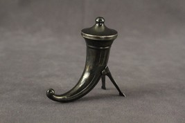 Vintage Sterling Silver Scandinavian SWEDEN Viking Horn MCM Pepper Shaker - $91.11