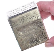 1940&#39;s Japanese Hand Engraved 950 Silver Occupied Troops case - £215.60 GBP