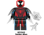 Minifigure Custom Building Toys Super Heroes Spider-Man KF1943  - $3.92