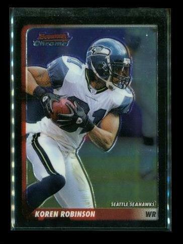 Primary image for 2003 BOWMAN CHROME Football Trading Card #79 KOREN ROBINSON Seattle Seahawks